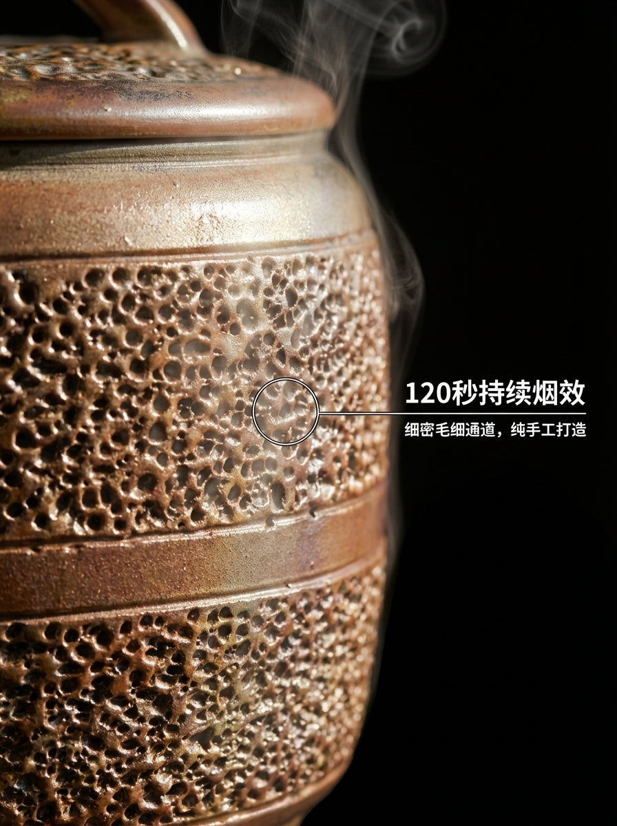 "Shunda" Artisanal Ice Smoke Teapot - A Journey of Smooth Passages
