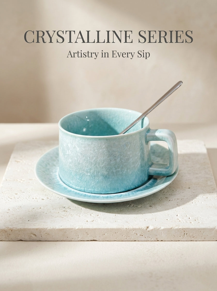 Coffee Cup - Crystalline Glaze-Pink