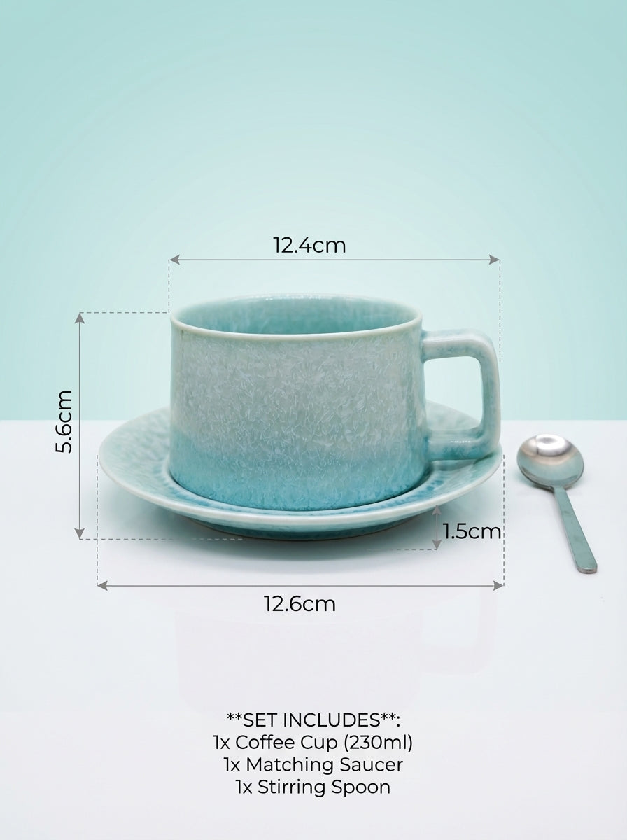 Coffee Cup - Crystalline Glaze-Pink