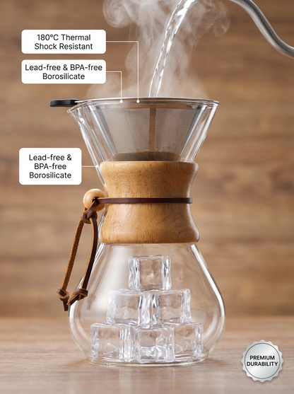 Hand Drip Coffee Pot - Glass
