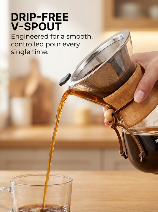 Hand Drip Coffee Pot - Glass
